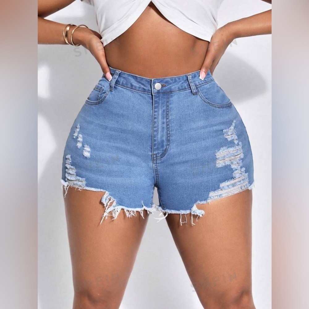 SHEIN SXY Denim Shorts